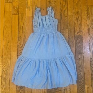 Abercrombie Kids Sky Blue Ruffle Dress